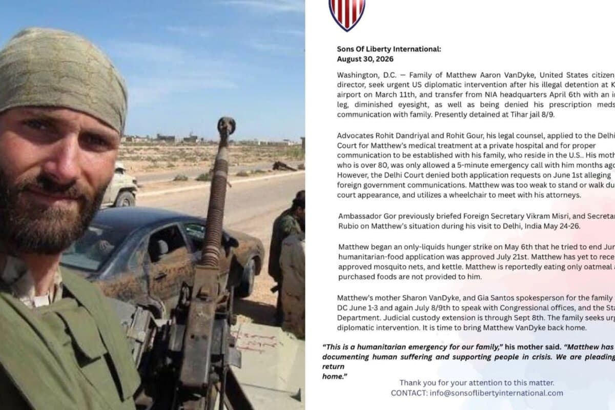 US National Matthew VanDyke’s Family Seeks Urgent Diplomatic Intervention Ahead Of September 8 Hearing | Exclusive