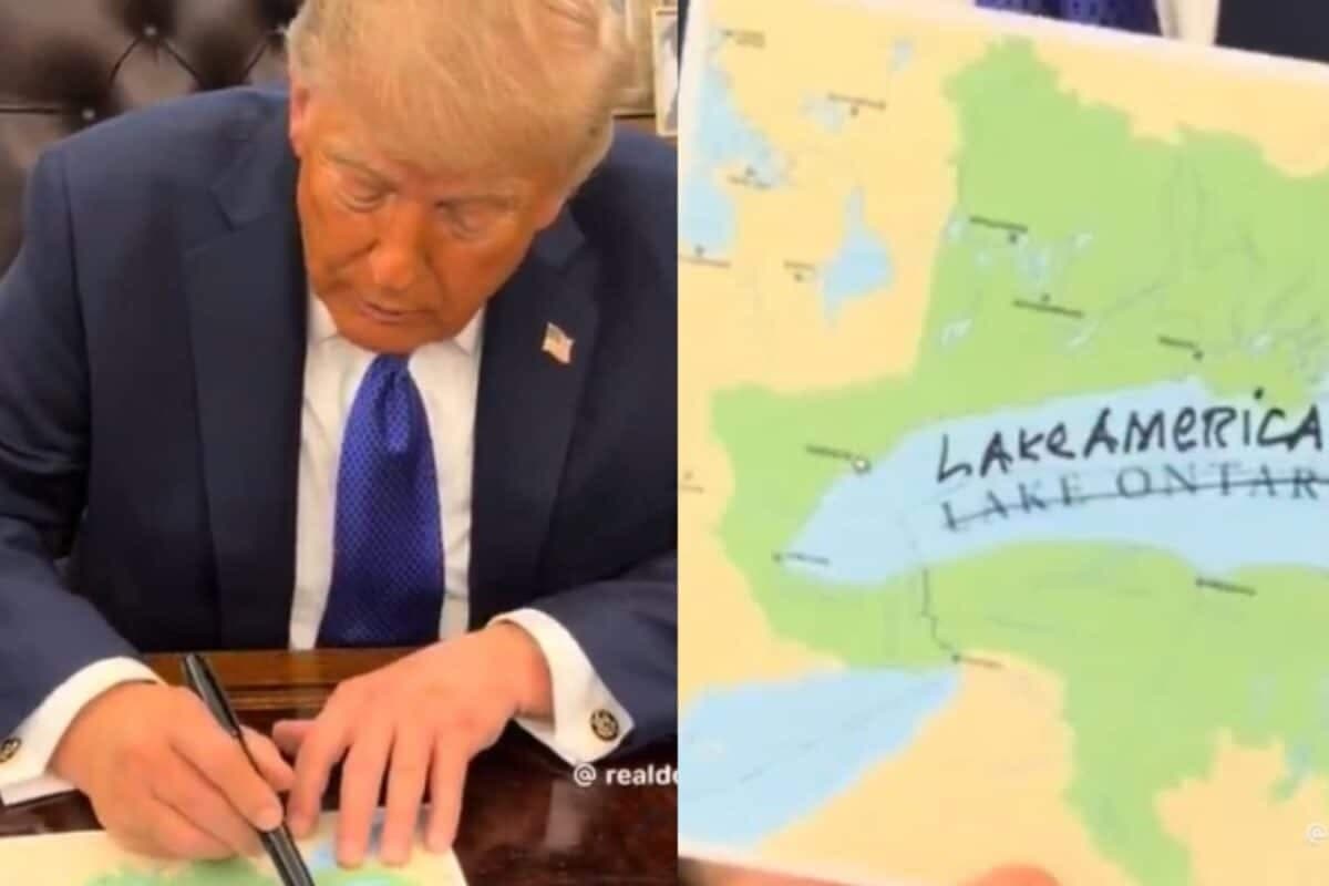 Redrawing the Map: Trump Renames Lake Ontario to 'Lake America'