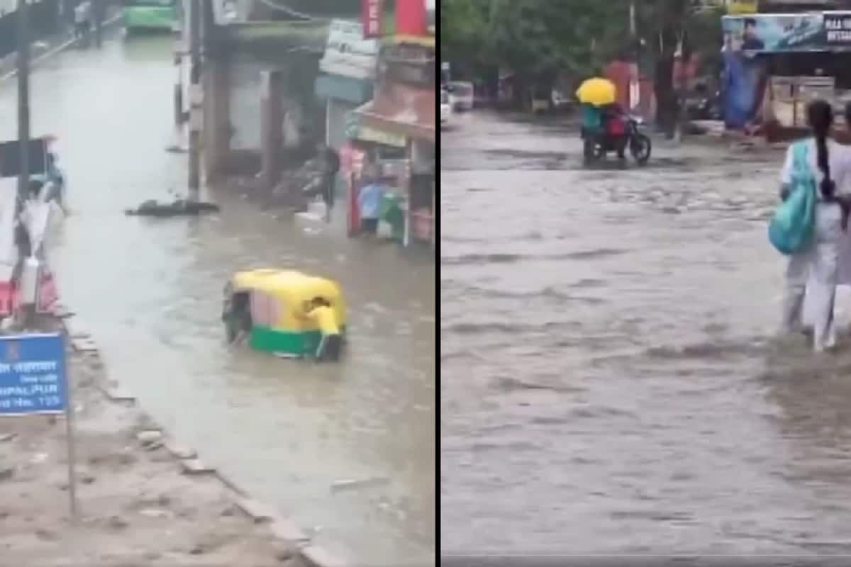 Heavy Rain Batters Delhi-NCR, Traffic Hit; More Showers Likely; Advisory Issued In Gurugram