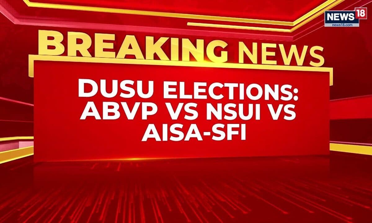 DUSU Election Results 2026: ABVP Leads, Independent Deepanshu Shokeen Ahead | NSUI | News18