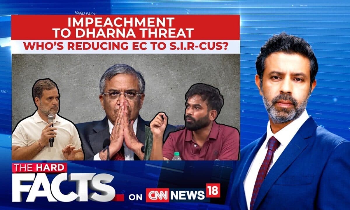 Impeachment To Dharna Threat: Who's Reducing EC To S.I.R-CUS?| The Hard Facts With Rahul Shivshankar