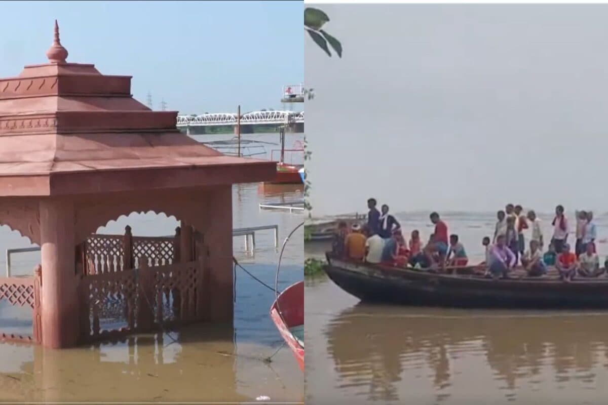 Ganga In Spate: Flood Threat Mounts In Bihar, UP As Ghats Go Underwater | Video