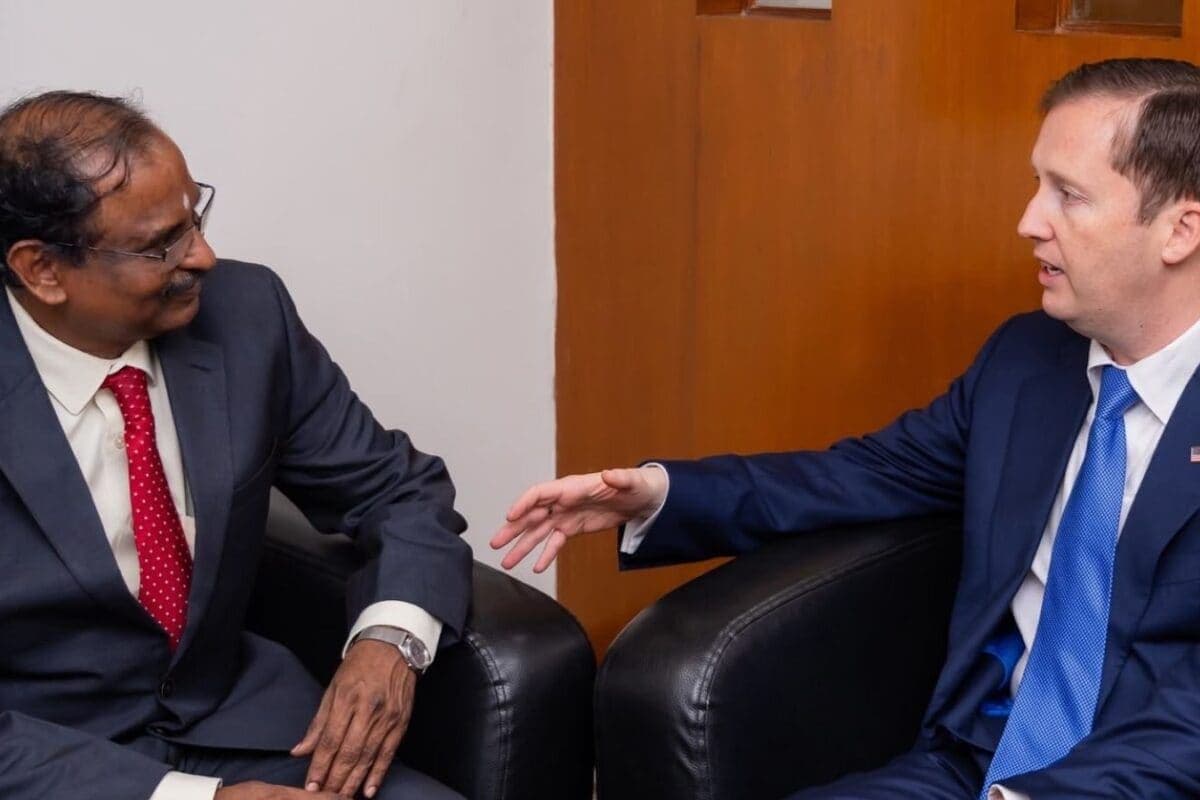 'To The Moon And Beyond': US Envoy Sergio Gor, ISRO Chairman Discuss Space Cooperation
