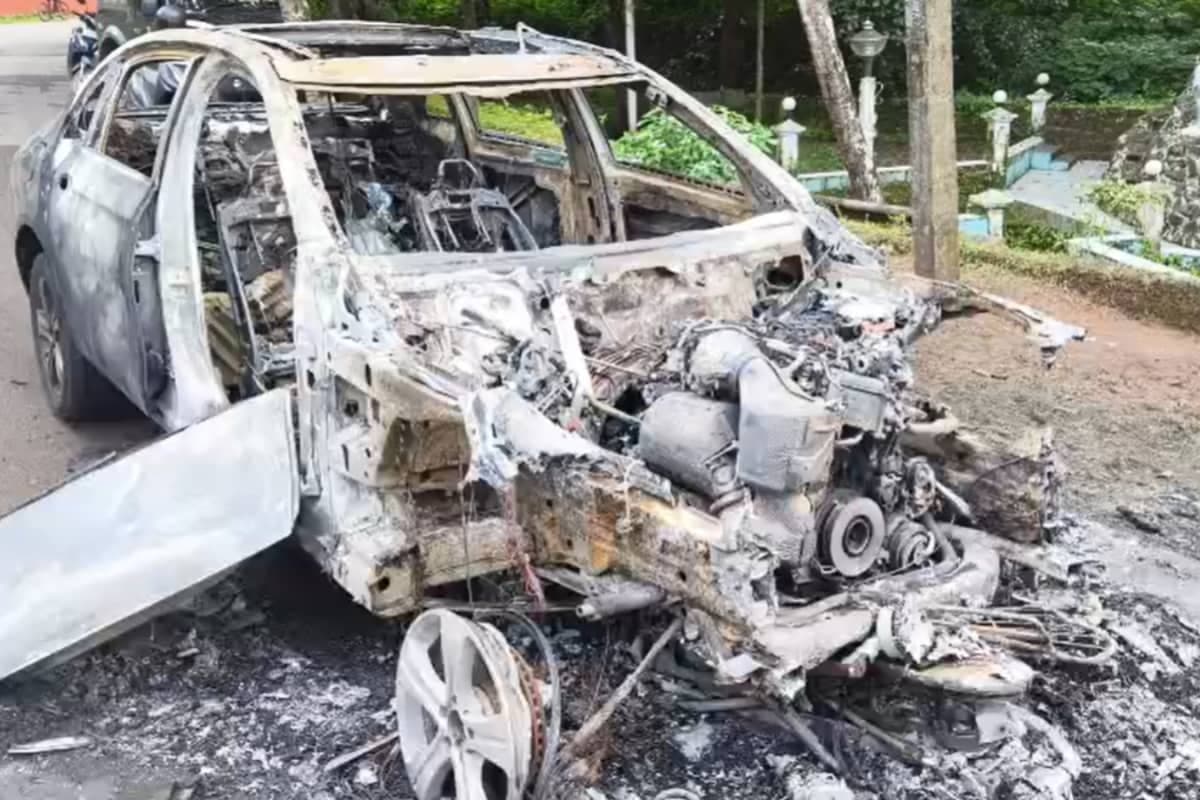 Speeding Mercedes Rams Into Scooty In Goa, Then Drags It Up to 2 Km. Rider Killed