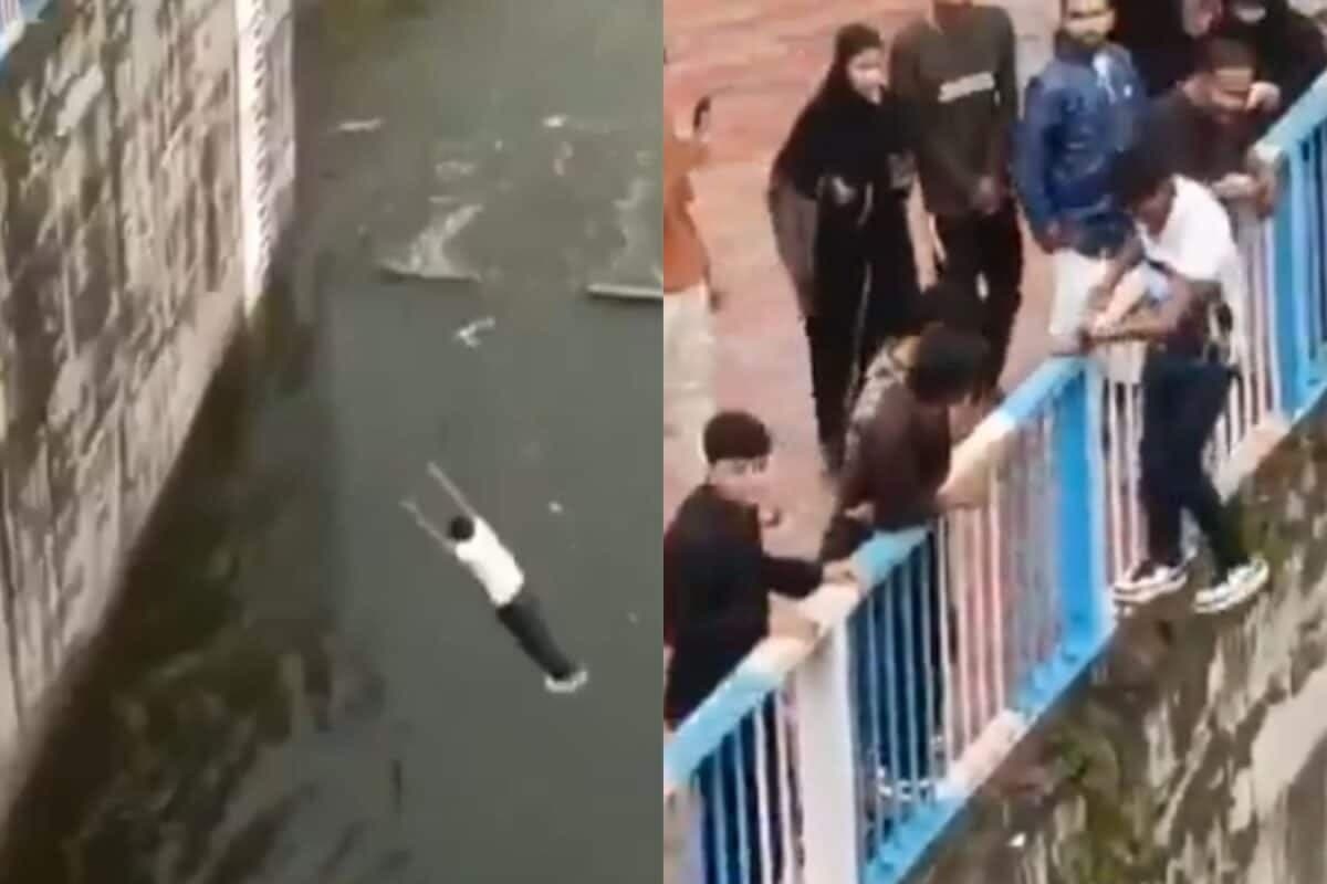 Jhansi Man Jumps Into Dam For Social Media Reel, Fractures Both Legs | Video
