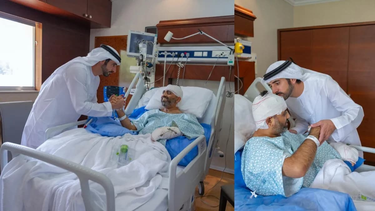 இந்திய பைலட் ஸ்மித் நெற்றியில் முத்தமிட்டு UAE இளவரசர் சொன்ன வார்த்தை.. ரொம்ப பெருமையா இருக்கு