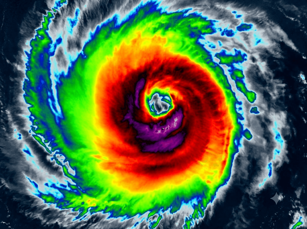 Powerful storm Nolo intensifies over Pacific Ocean