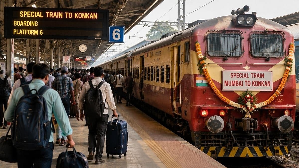 Ganeshotsav 2026: 1.13 Lakh Passengers Book Mumbai-Konkan Special Trains, Railways Earn ₹7.77 Crore