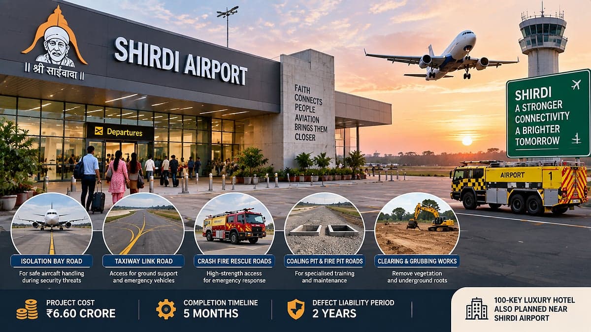 State Pushes To Scale Up Airside Safety & Operational Capabilities Worth ₹6.60 Crore At Shirdi Airport