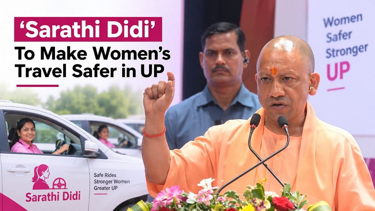 UP ‘Sarathi Didi’ To Offer Women-Driven Rides, 24x7 Safety Monitoring And SOS Assistance Under Bharat Taxi Model