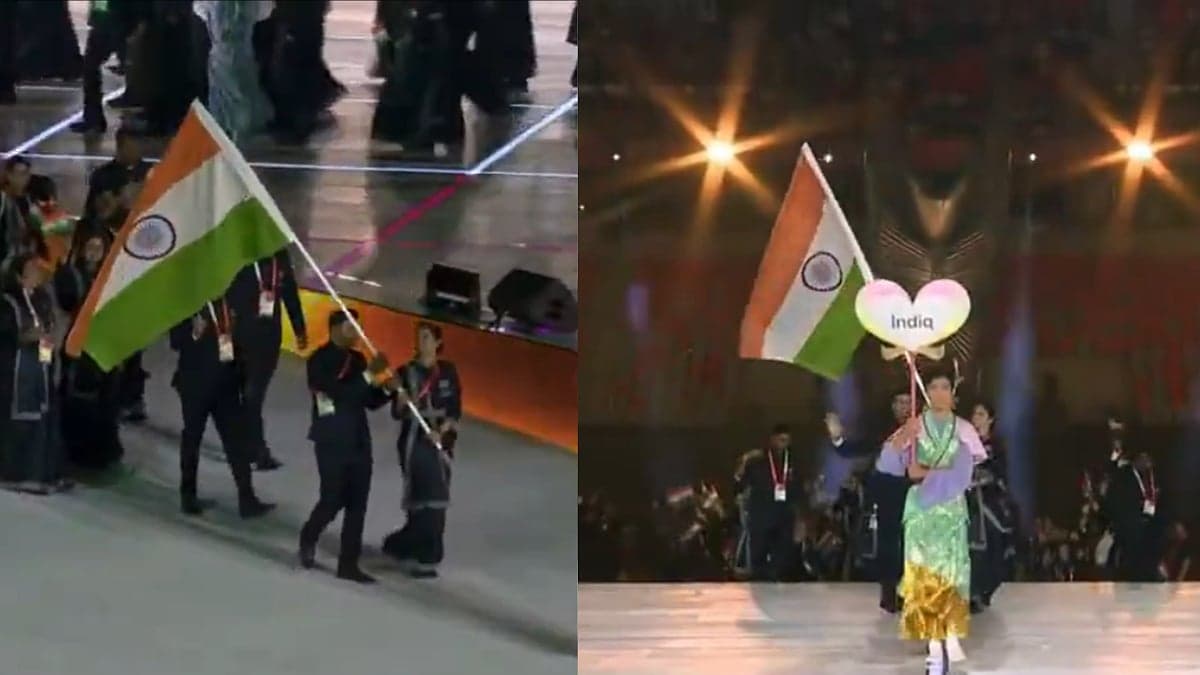 Asian Games 2026: Manu Bhaker And Pawan Sehrawat Led Indian Contingent At Grand Opening Ceremony In Japan | Video