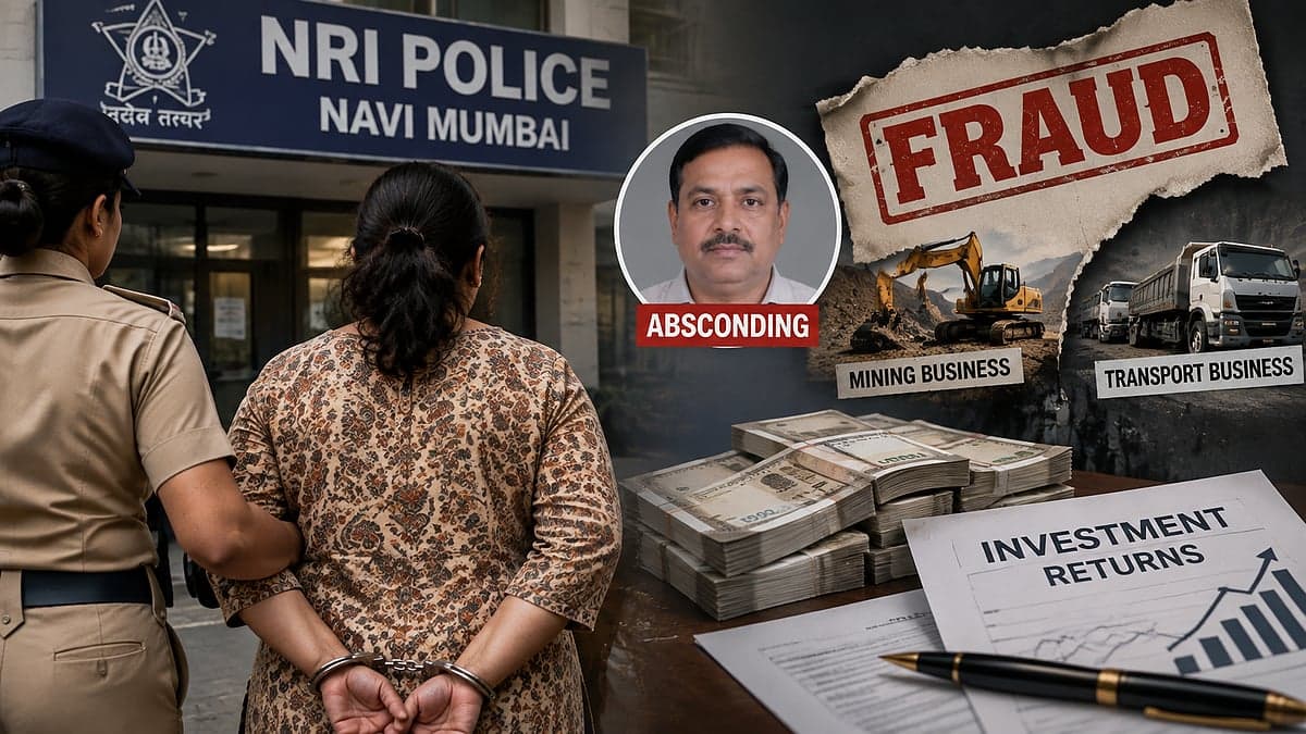 Ghaziabad Woman Arrested for Allegedly Cheating Navi Mumbai Businessmen Of ₹1.45 Crore In Mining Investment Fraud