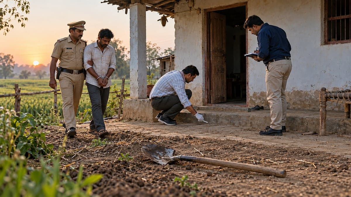 Shahdol Murder Case: Man Repeatedly Strikes Mom With Spade, Kills Her Over Property; Arrested