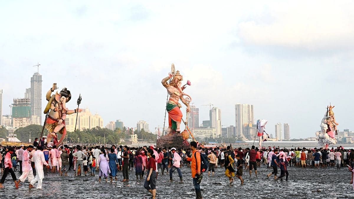 Mumbai Immerses 1,99,213 Ganesh Idols During 10-Day Ganeshotsav, Up Over 1 Per Cent From Last Year