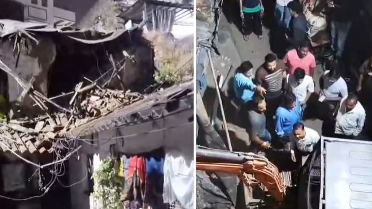 Jabalpur Building Collapse: Balcony Of 75-Year-Old Building Collapses In Jabalpur, Over 10 People Trapped For 3 Hours
