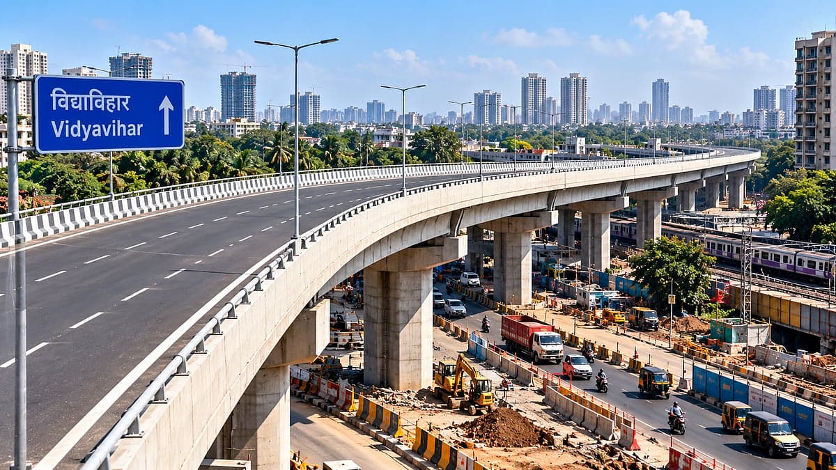 Mumbai's Vidyavihar Flyover Nears Opening, Approach Road Cost Rises ₹10.62 Crore To ₹106.18 Crore