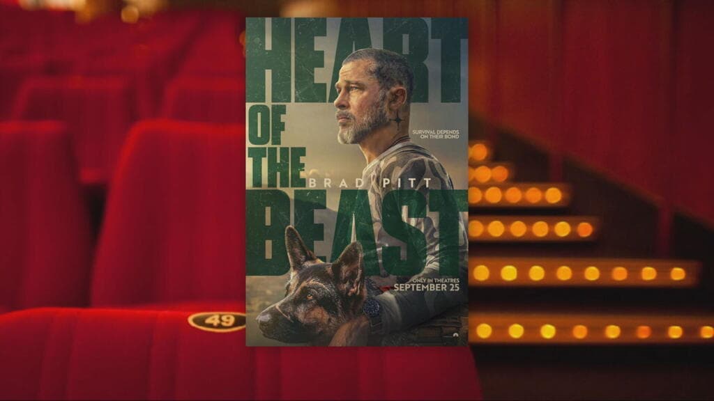 Film show: Brad Pitt and his dog take on the wilderness in 'Heart of the Beast'