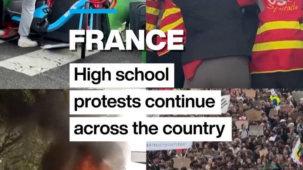 From Paris to Marseille, high school protests continue across France