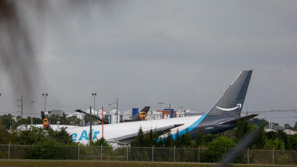 Amazon cargo plane crashes at Miami airport, killing at least five