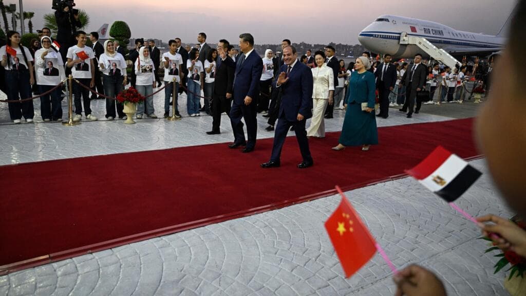 Xi calls on Mideast nations to be ‘masters of their own affairs’ in rare Egypt visit