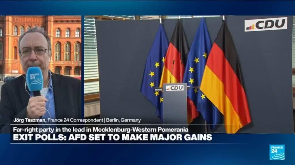 Exit polls show 'disaster' for Merz' CDU party in two state elections