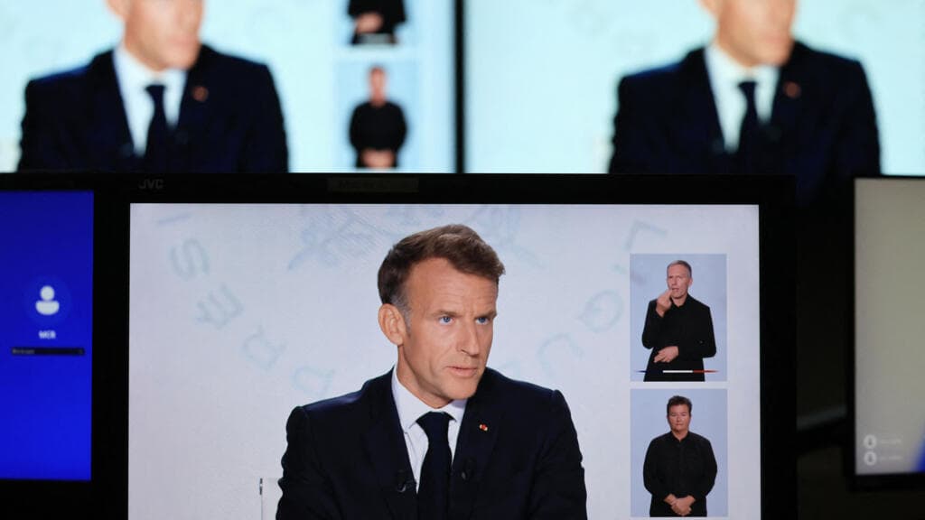 Macron says 'CIA did not inform French services' of possible Russian drone attacks