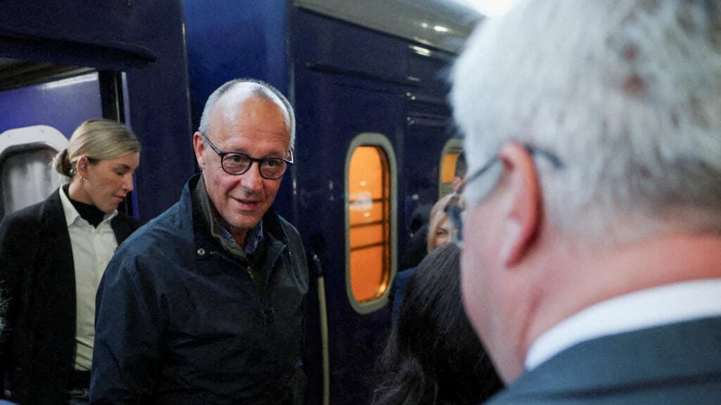 Germany's Merz visits Kyiv to pledge more support to Zelensky