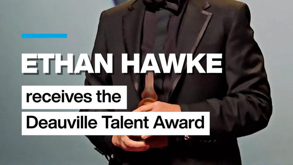 Ethan Hawke receives the Deauville Talent Award