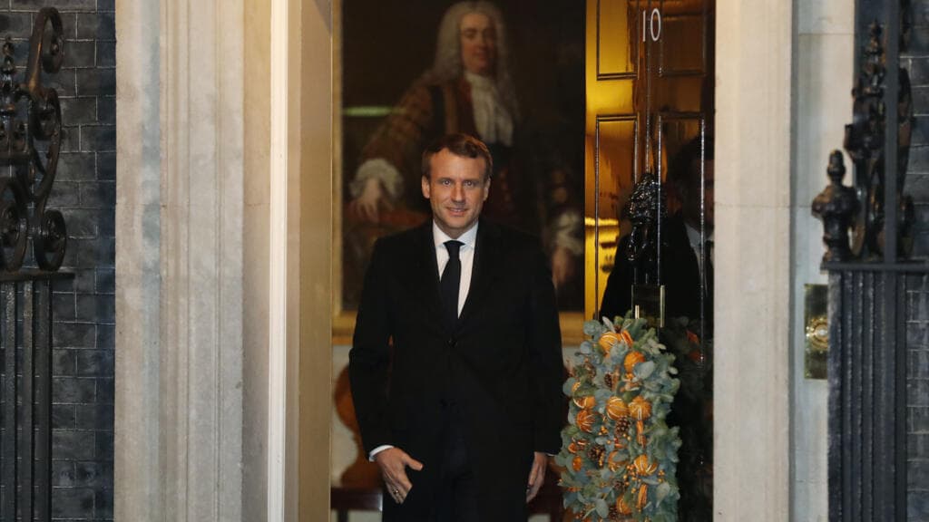 Macron opens Bayeux Tapestry exhibition before first Burnham talks