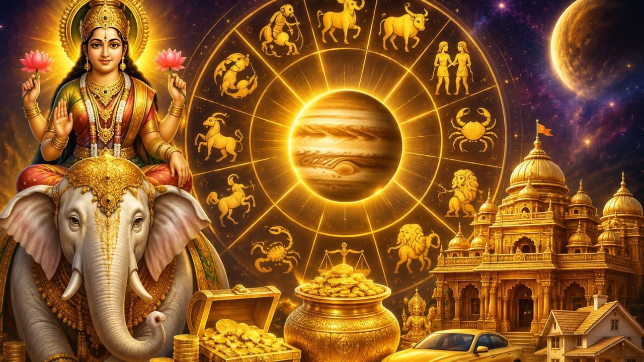 Gajakesari Yoga: ಸೆಪ್ಟೆಂಬರ್ 7 ರಿಂದ ಈ 5 ರಾಶಿಗಳಿಗೆ ಗಜಕೇಸರಿ ಯೋಗ, ಅಪಾರ ಸಂಪತ್ತು ರಾಜವೈಭೋಗ