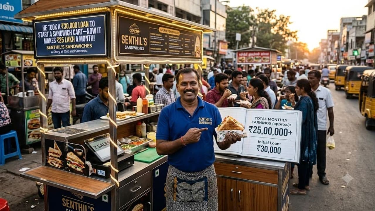 ₹30,000 ಸಾಲ, ಯೂಟ್ಯೂಬ್ ರೆಸಿಪಿ, ಇಂದು ತಿಂಗಳಿಗೆ ₹25 ಲಕ್ಷ ಆದಾಯ! ಯುವಕನ ರೋಚಕ ಸಕ್ಸಸ್ ಸ್ಟೋರಿ!