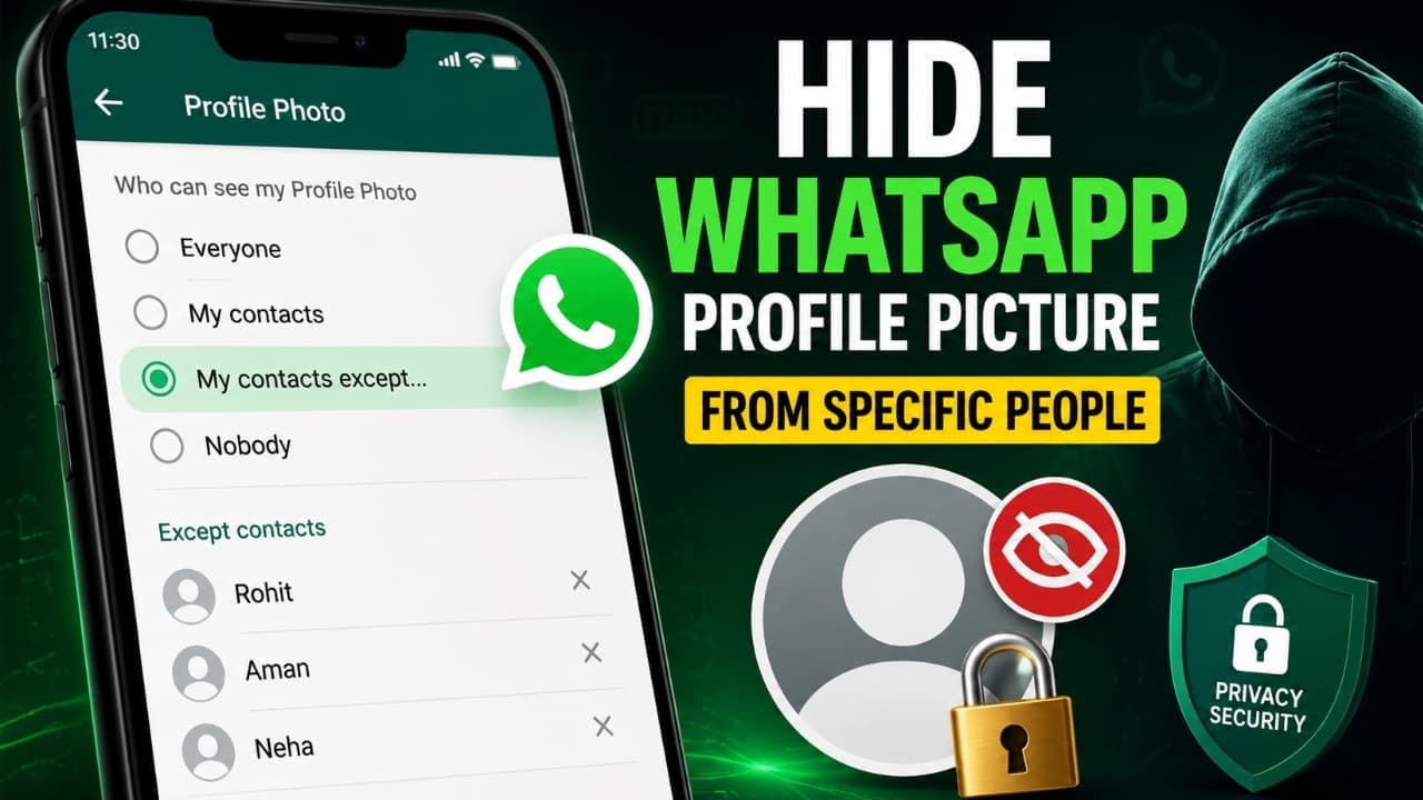 ನಿಮ್ಗೆ ಇಷ್ಟ ಆಗದವರು ಆಗಾಗ WhatsApp ಪ್ರೊಫೈಲ್ ಫೋಟೋ ನೋಡ್ತಾರಾ? ಅವ್ರಿಗೆ Hide ಮಾಡಲು ಈ ಟ್ರಿಕ್ಸ್