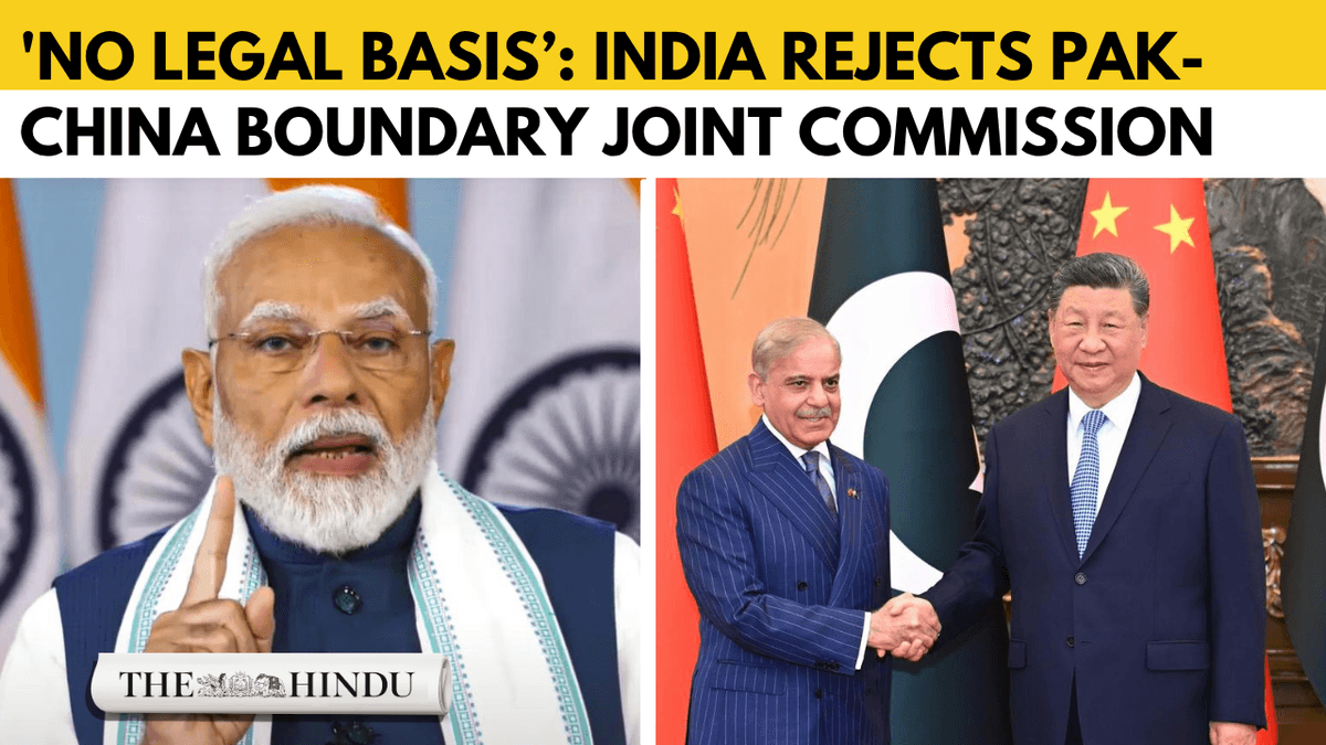 India rejects Pakistan-China boundary commission, tells Pakistan to not ‘engage in such theatrics’