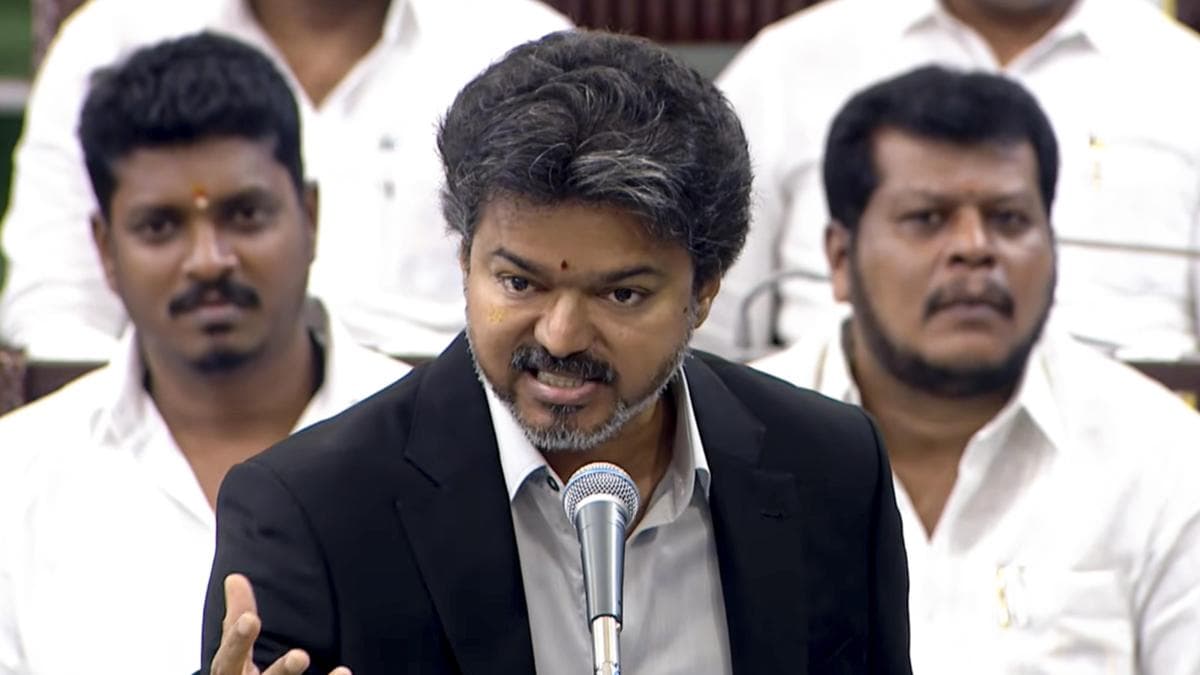 Tumultuous scenes in Tamil Nadu Assembly as CM Vijay attacks DMK invoking Sarkaria Commission, Veeranam scandal