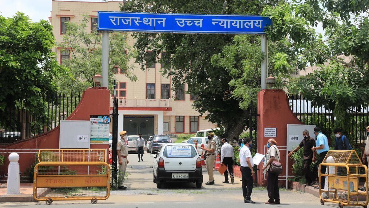Advocates stage sit-in protest outside Rajasthan acting Chief Justice’s courtroom