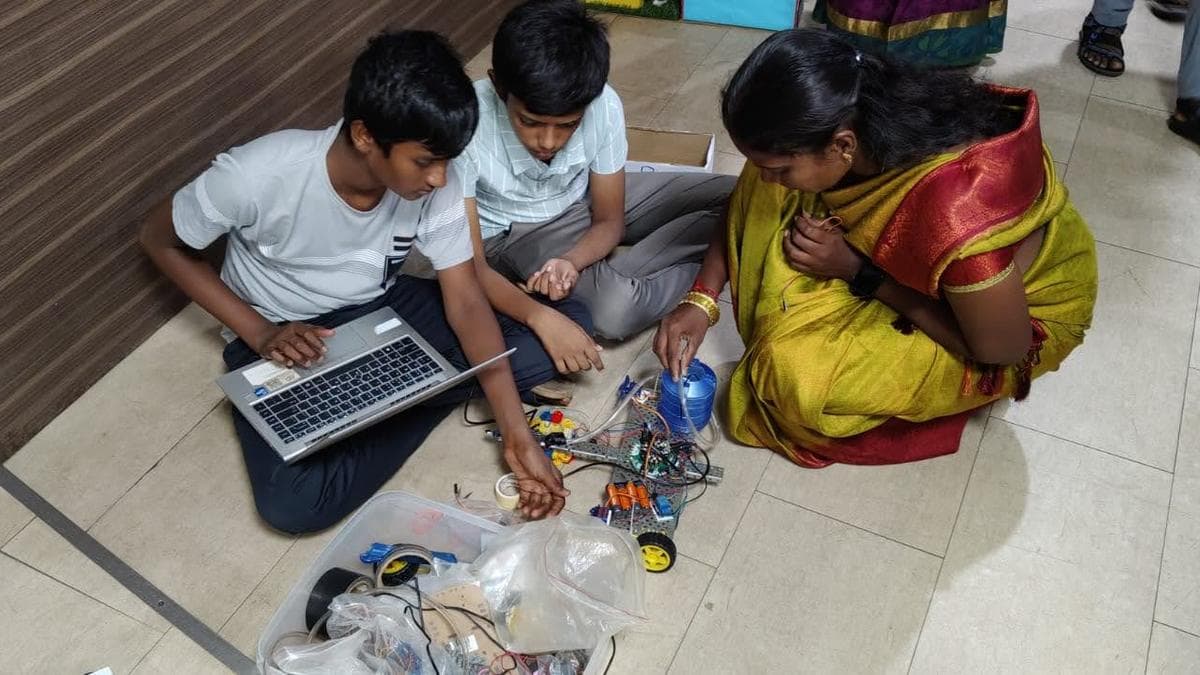 Students from ‘rural training centres’ show their skill in coding