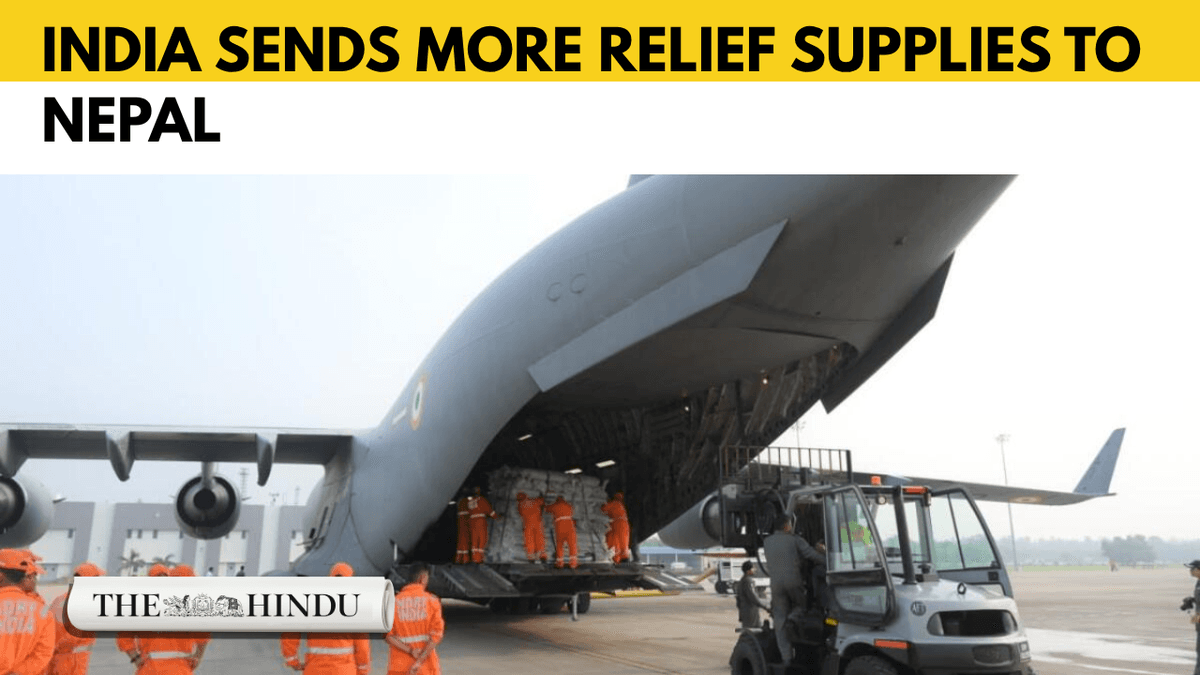 Watch: India sends more relief supplies to flood-ravaged Nepal