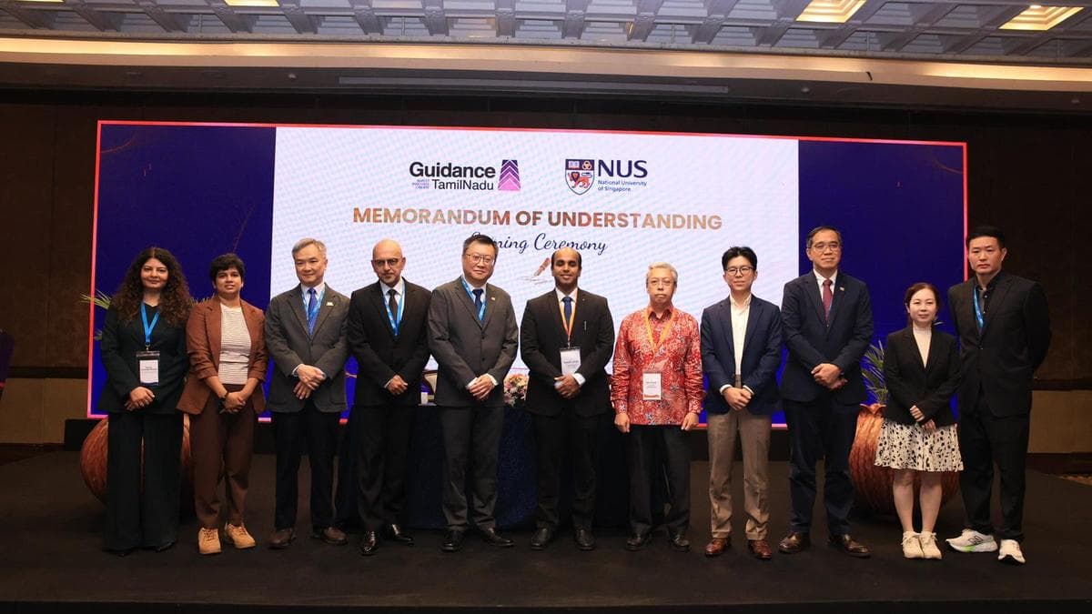 Tamil Nadu govt. signs MoU with National University of Singapore to expand collaboration