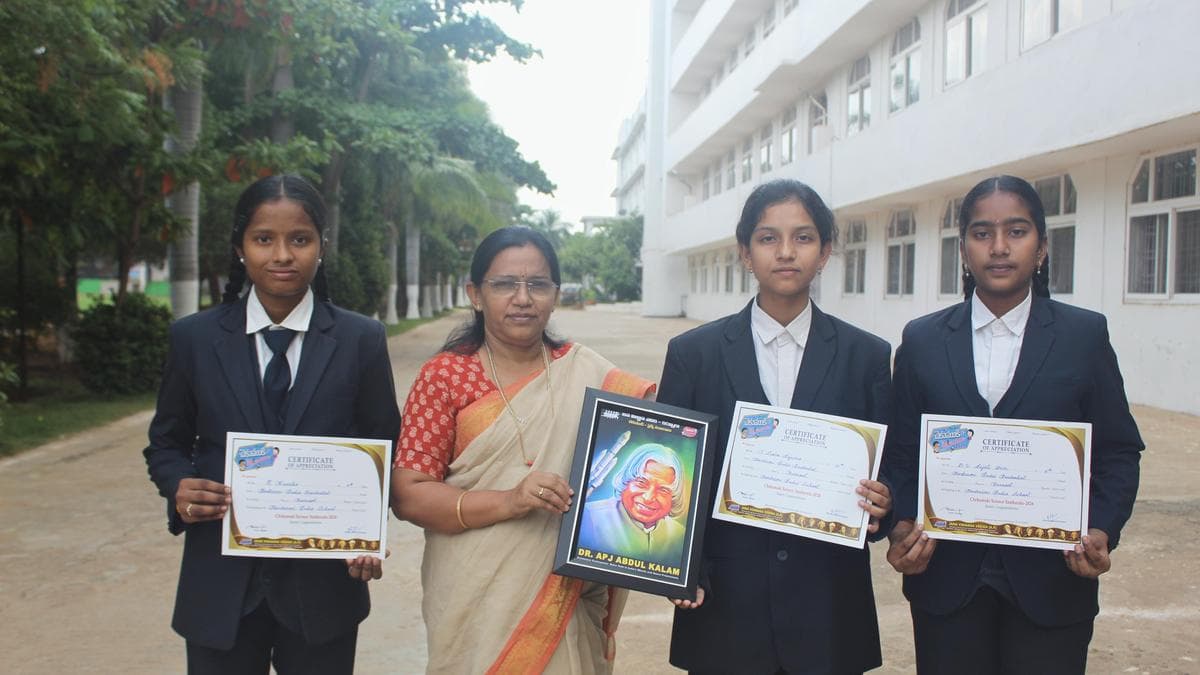 Montessori Indus School students excel in Chekumukhi Science Sambaralu-2026