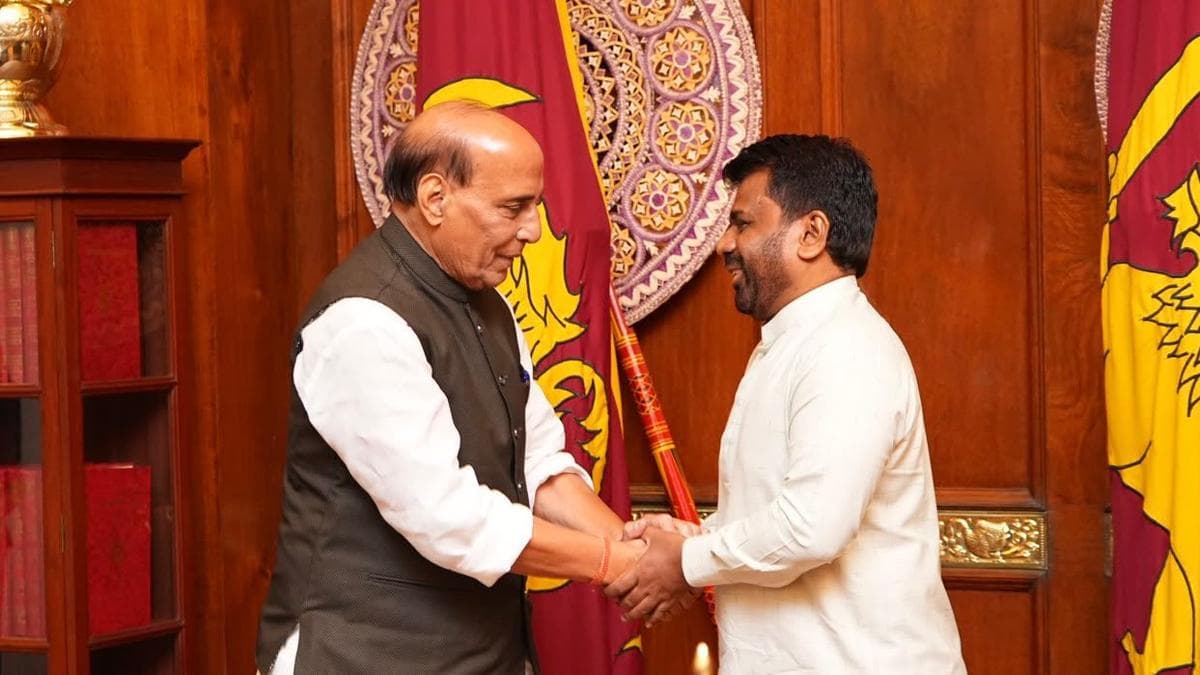 Rajnath Singh Meets Sri Lankan President Dissanayake in Colombo