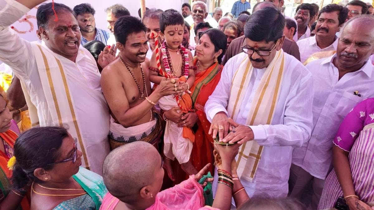 Minister lays stone for reconstruction of ancient temple in Nellore