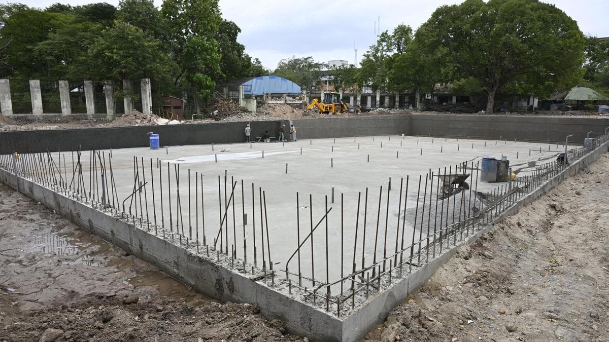 Work on new swimming pools at Coimbatore’s VOC Park picks up pace