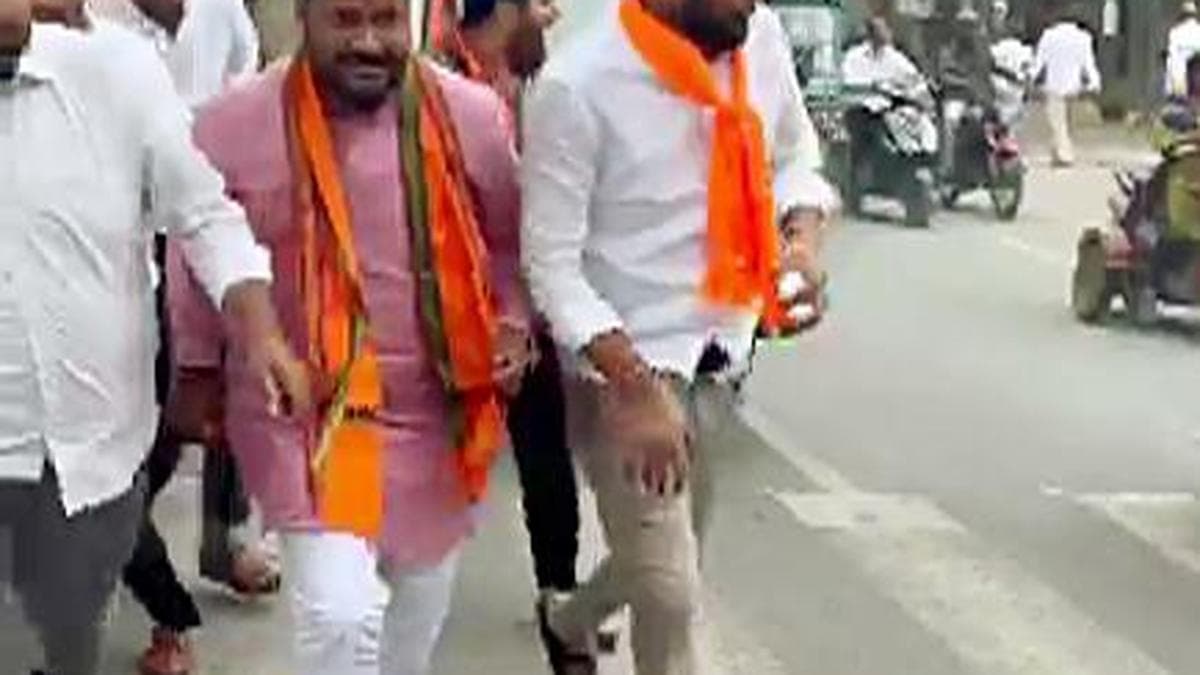 Youth Congress protest at BJP State office triggers tension