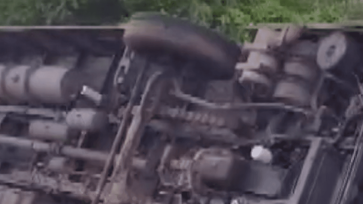 Watch: 15 injured as government bus overturns on Thanjavur National Highway