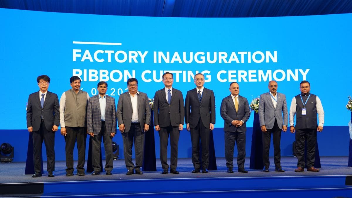 South Korean machine tool player DN Solutions opens its first India plant in Bengaluru at an investment of ₹600 crore