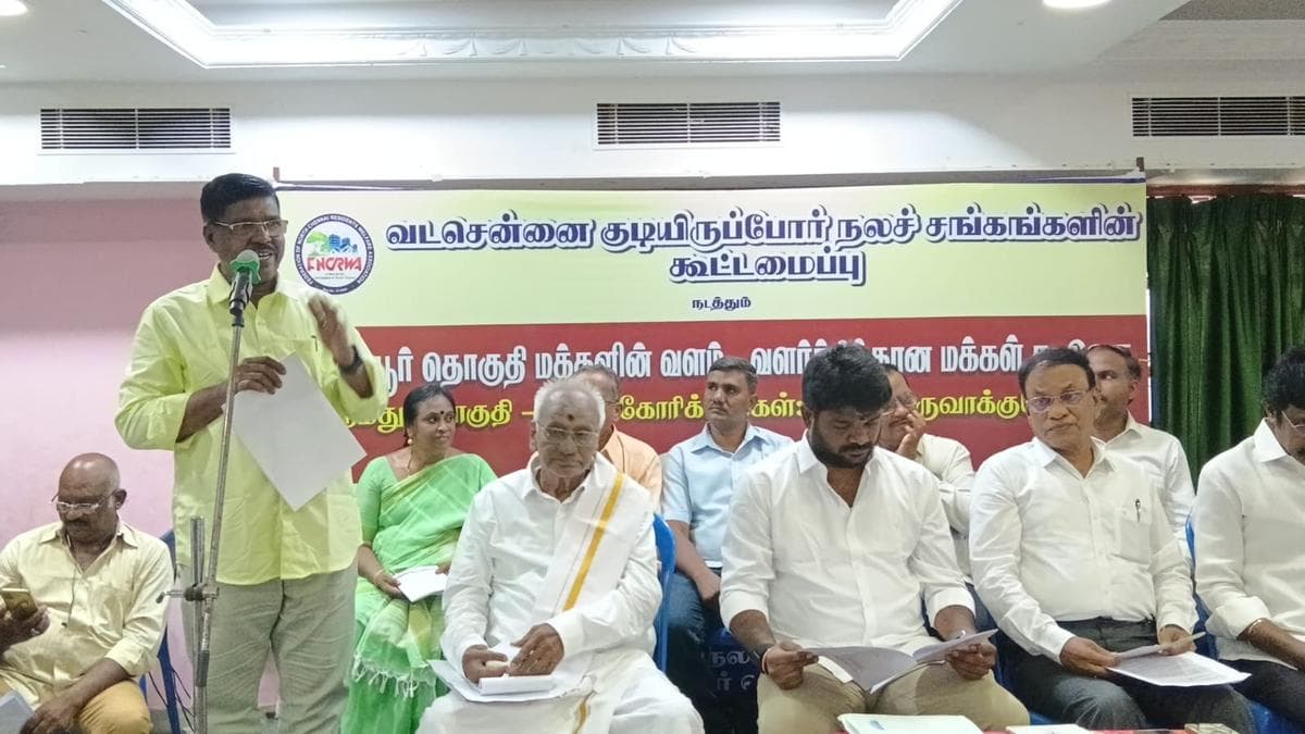 North Chennai residents seek Metro Rail connectivity via Perambur, better sanitation, and water supply facilities