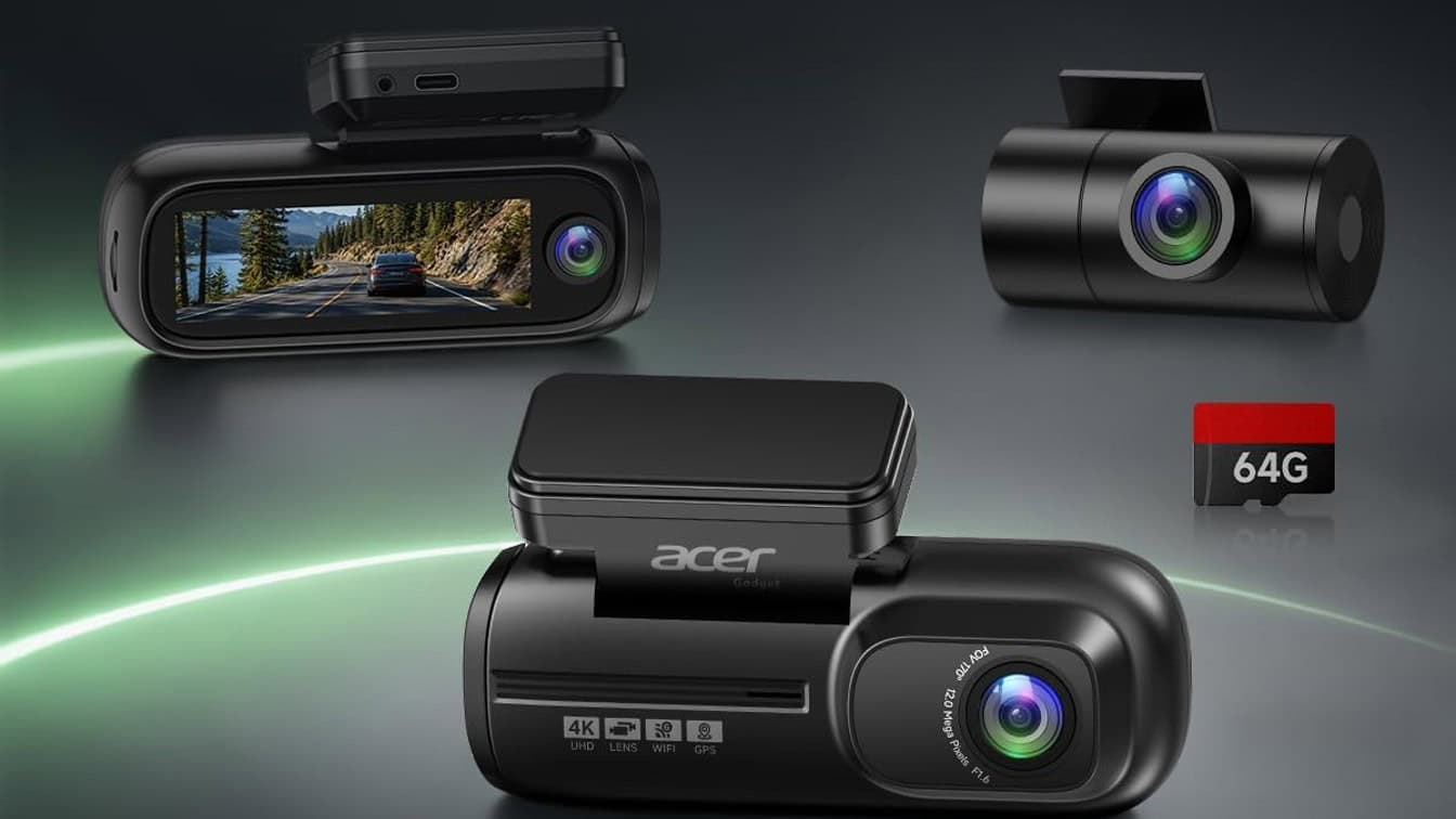 Acer’s new 4K 3-channel dash cam falls to just $149.99 with 64GB card included