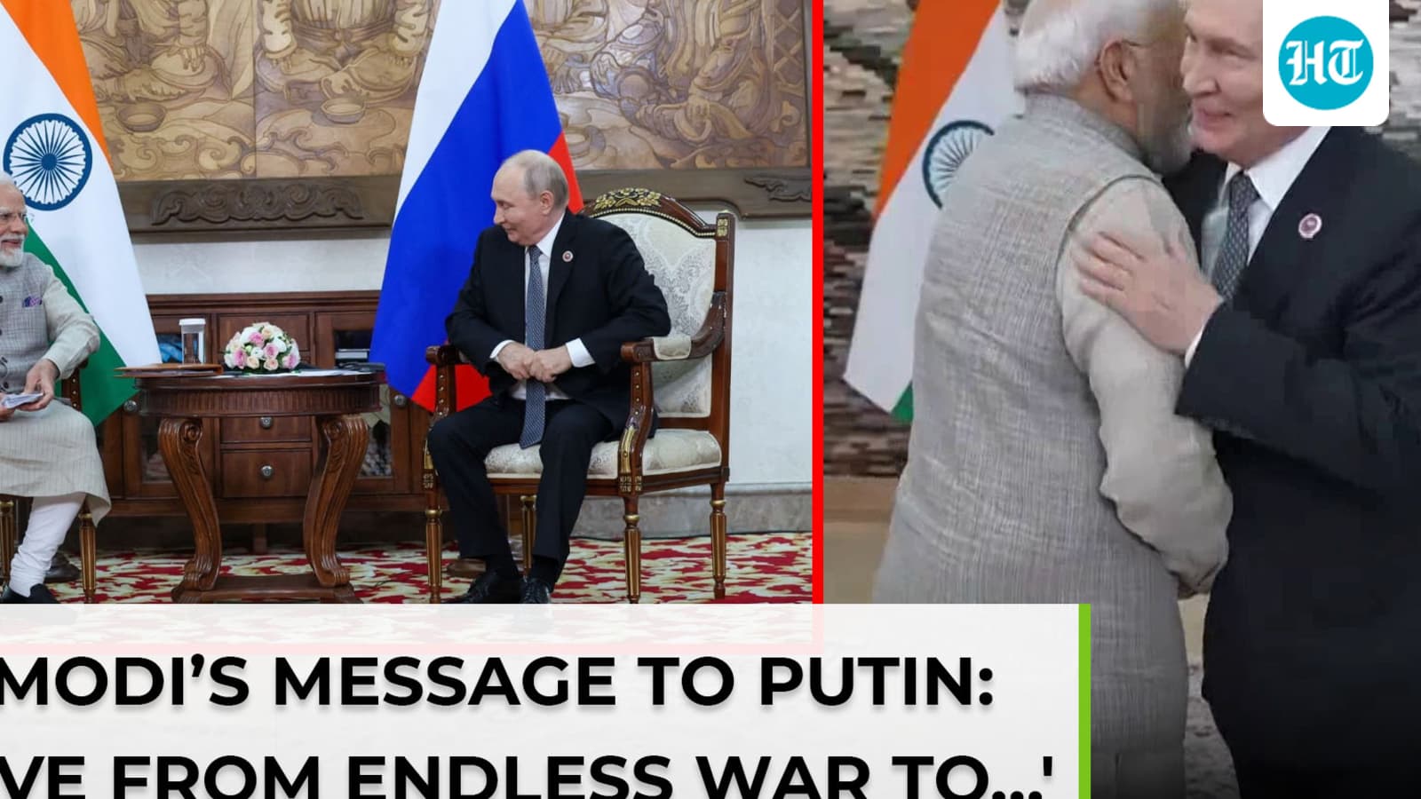 Modi-Putin hug sends big message at SCO: India urges Russia to move beyond ‘endless war’ | Ukraine