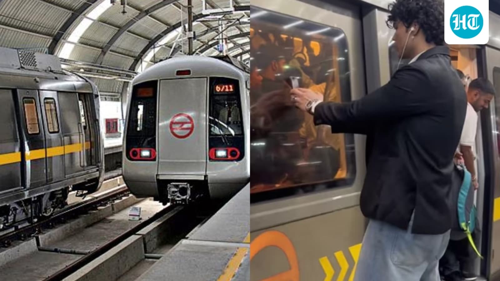 ‘Phones stuck to Delhi Metro’ reel trend catches DMRC’s eye, creators warned: ‘Viewing this with all seriousness’