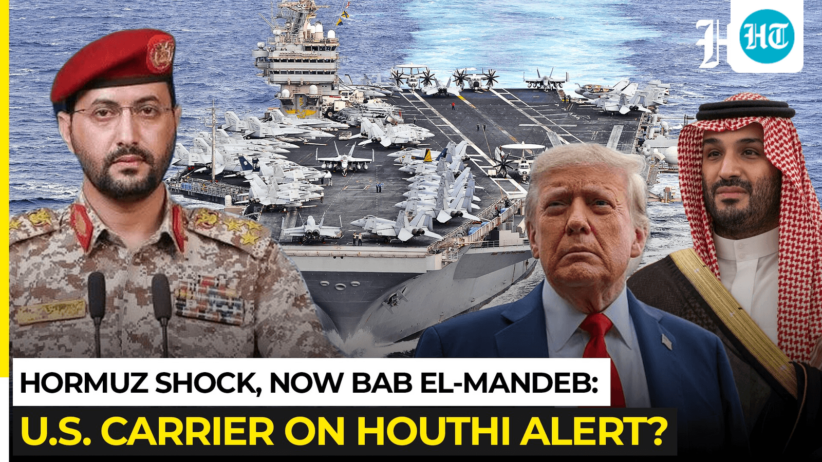 Another US carrier on high alert as Houthis seize Bab el-Mandeb; Trump holds off on Yemen strikes?